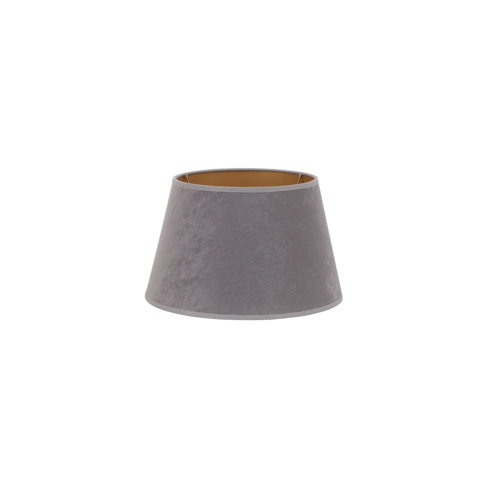 Pantalla Cone Altura 18 cm, gris/dorado