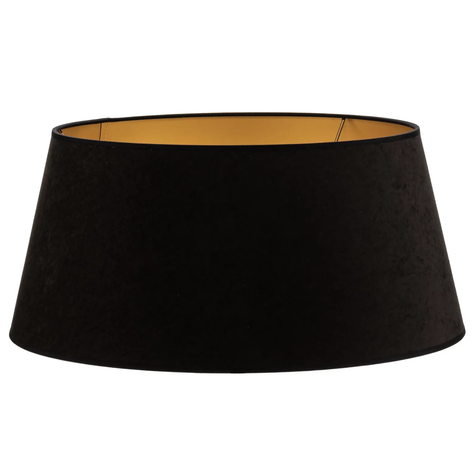 Pantalla Cone Altura 25,5 cm, negro/dorado