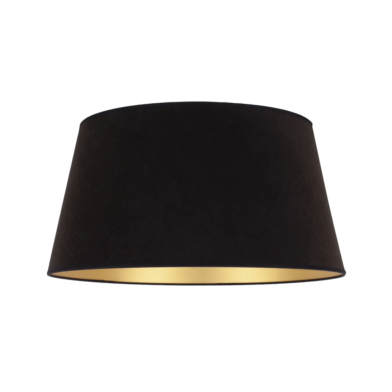 Pantalla Cone Altura 25,5 cm, negro/dorado