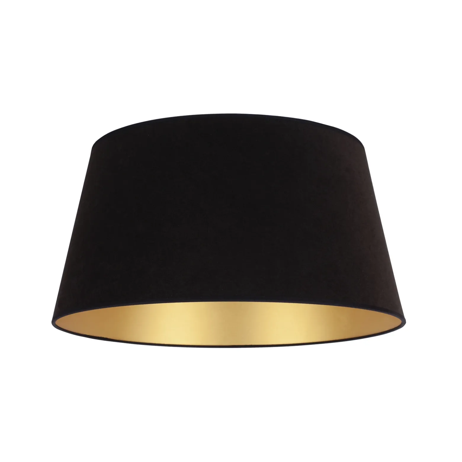 Pantalla Cone Altura 25,5 cm, negro/dorado