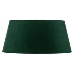 Pantalla Cone Altura 25,5 cm, verde oscuro/dorado