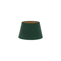 Pantalla Cone Altura 18 cm, verde oscuro/dorado