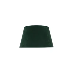 Pantalla Cone Altura 18 cm, verde oscuro/dorado