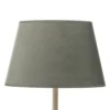 Pantalla Cone Altura 18 cm, verde menta/dorado