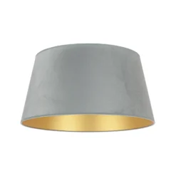 Pantalla de lámpara «Cone», altura 22,5 cm, verde menta/dorado