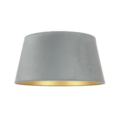Pantalla de lámpara «Cone», altura 22,5 cm, verde menta/dorado