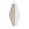 Pantalla de lámpara HAY Prism, altura 110 cm, blanca, papel