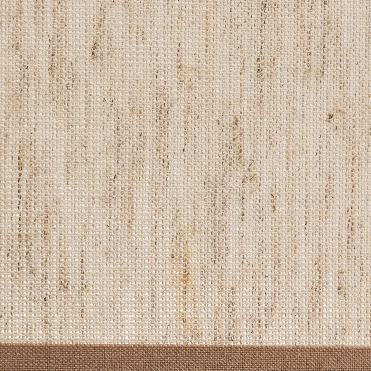 Pantalla de lámpara «Roller», color crudo/beige, Ø 50 cm, altura 24 cm