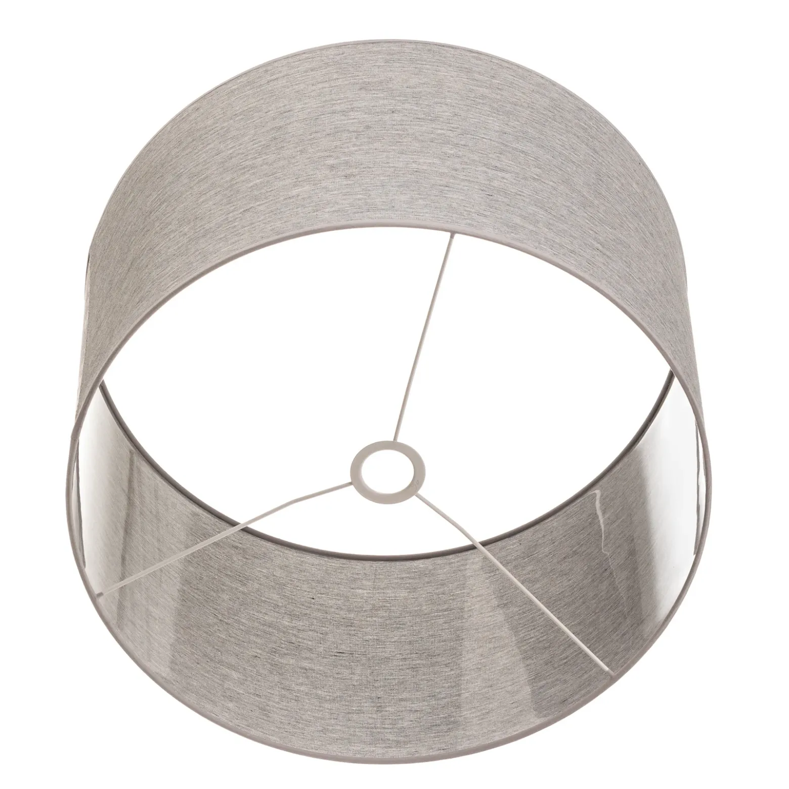 Pantalla de lámpara «Roller», gris, Ø 50 cm, altura 30 cm
