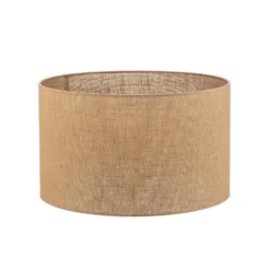 Pantalla de lámpara «Roller», marrón claro, Ø 50 cm, altura 30 cm