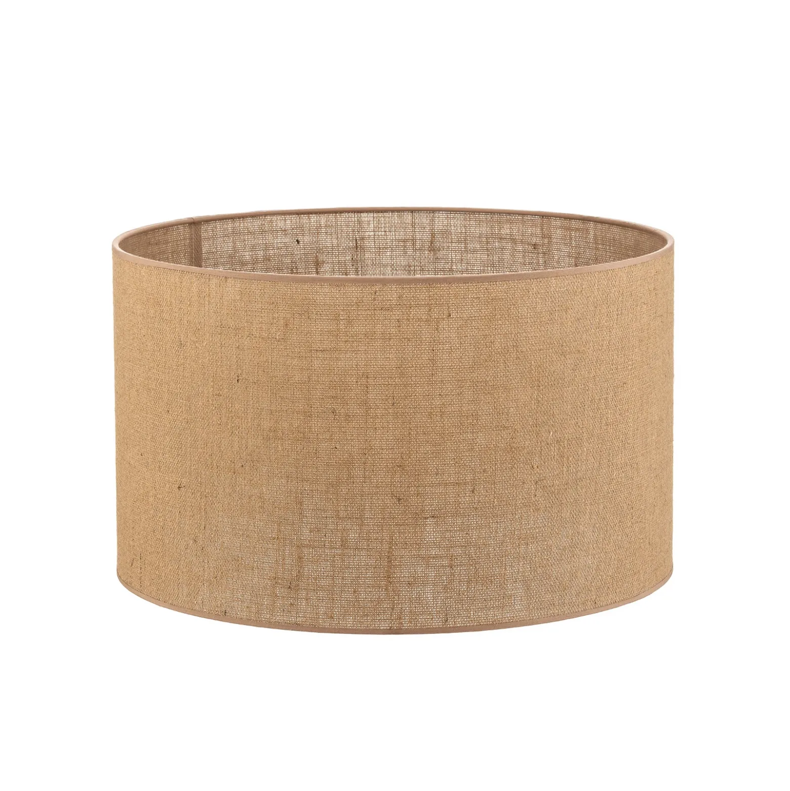 Pantalla de lámpara «Roller», marrón claro, Ø 50 cm, altura 30 cm