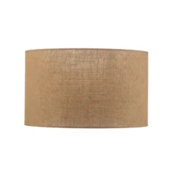 Pantalla de lámpara «Roller», marrón claro, Ø 50 cm, altura 30 cm