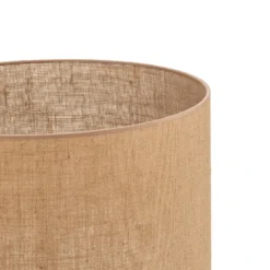 Pantalla de lámpara «Roller», marrón claro, Ø 50 cm, altura 30 cm