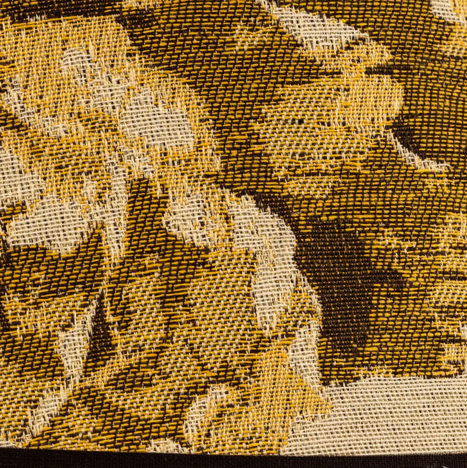 Pantalla de lámpara Sofia, altura 25 cm, estampado floral amarillo