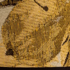 Pantalla de lámpara Sofia Altura 15,5 cm, estampado floral amarillo