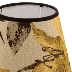 Pantalla de lámpara Sofia Altura 15,5 cm, estampado floral amarillo