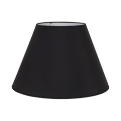 Pantalla de lámpara Sofia Altura 31 cm, negro/blanco
