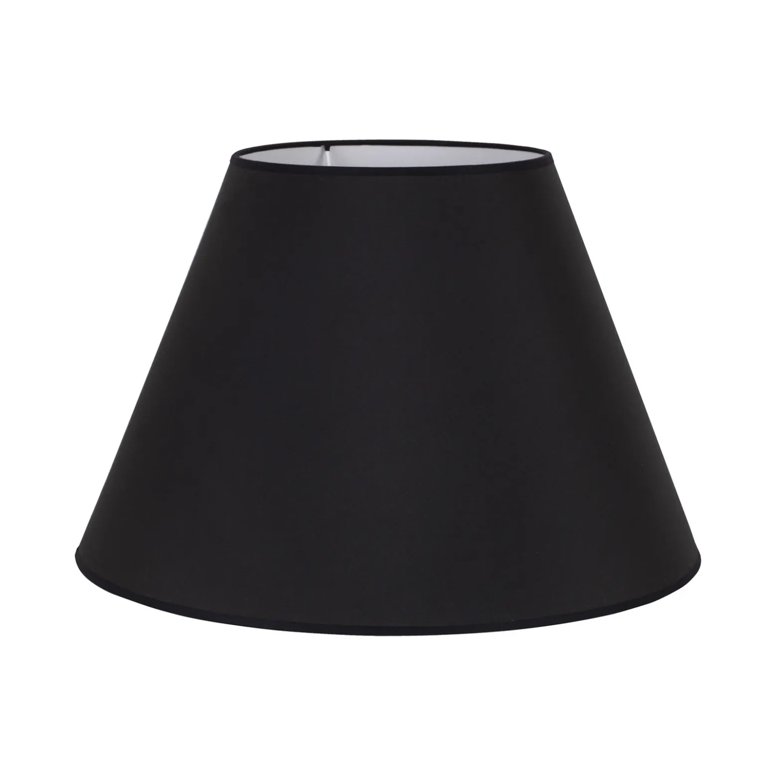 Pantalla de lámpara Sofia Altura 31 cm, negro/blanco