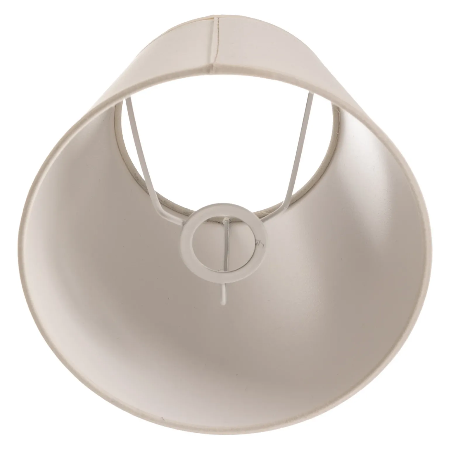 Pantalla de lámpara Sofia Altura 15,5 cm, crudo/blanco