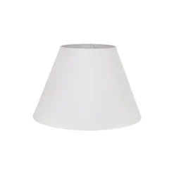 Pantalla de lámpara Sofia Altura 25 cm, crudo/blanco
