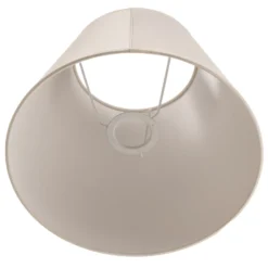 Pantalla de lámpara Sofia Altura 21 cm, crudo/blanco