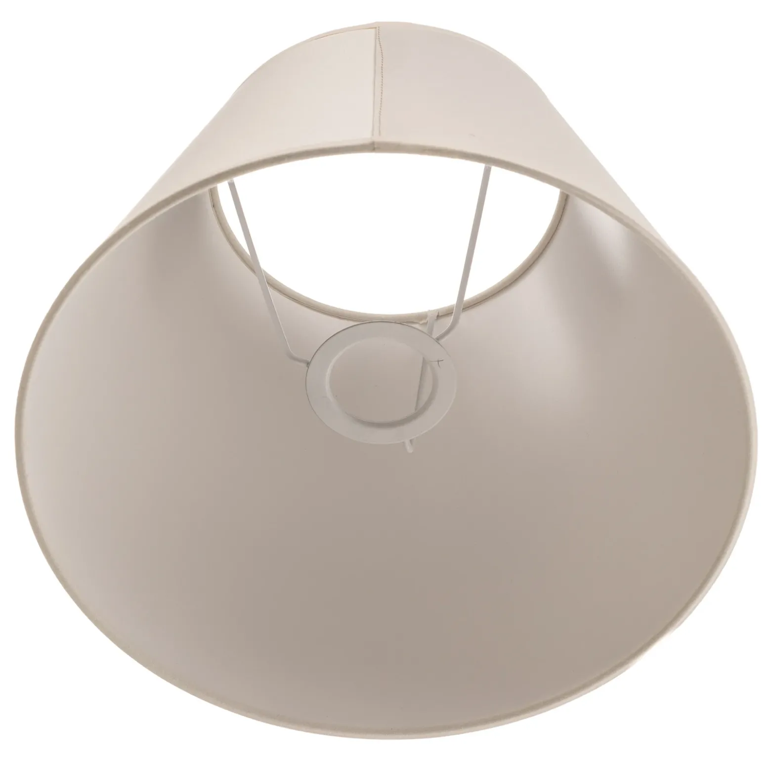 Pantalla de lámpara Sofia Altura 21 cm, crudo/blanco
