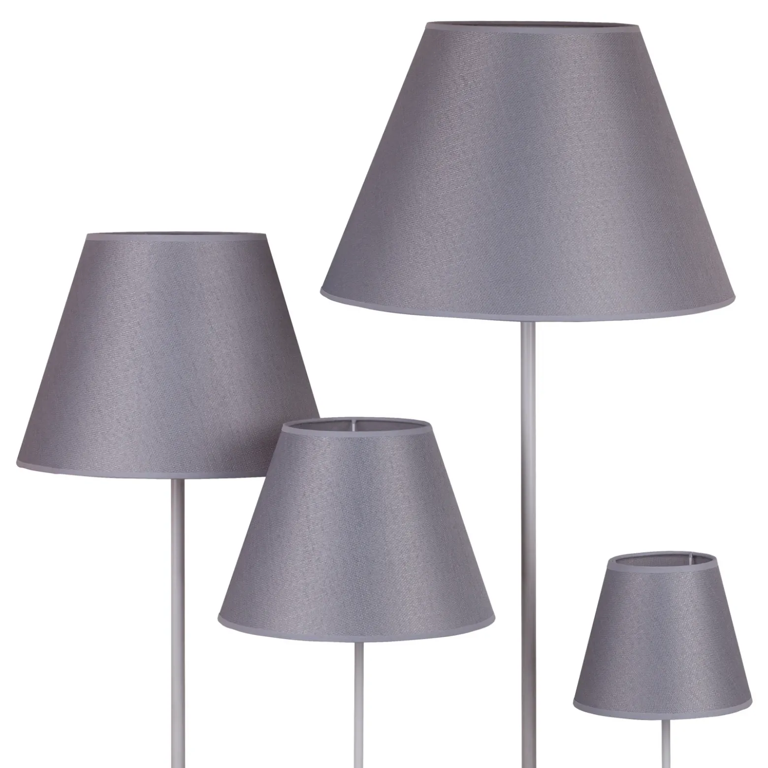 Pantalla de lámpara Sofia Altura 31 cm, gris veroni