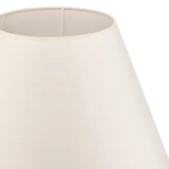 Pantalla de lámpara Sofia Altura 31 cm, crudo/blanco