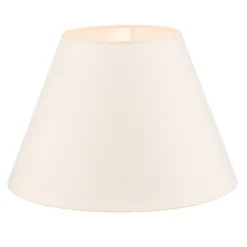 Pantalla de lámpara Sofia Altura 31 cm, crudo/blanco