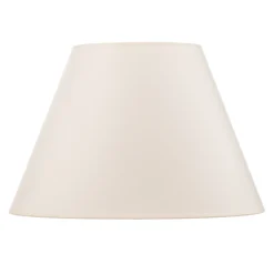Pantalla de lámpara Sofia Altura 31 cm, crudo/blanco