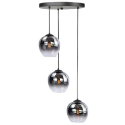 Pantalla Fantasy Apple, gris ahumado, Ø 22 cm, cristal