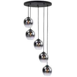 Pantalla Fantasy Apple, gris ahumado, Ø 22 cm, cristal