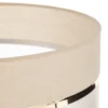 Pantalla Helen E27 Ø35/Altura20cm crudo/dorado