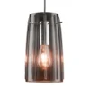 Pantalla Paulmann Drio, gris humo, Ø 15,2 cm, cristal