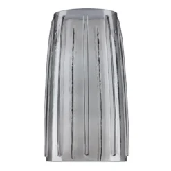 Pantalla Paulmann Drio, gris humo, Ø 15,2 cm, cristal
