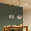 Pantalla Paulmann Pom, blanca, Ø 35 cm, metal