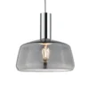 Pantalla Paulmann URail Neila 2Easy, Ø 23 cm, cristal ahumado