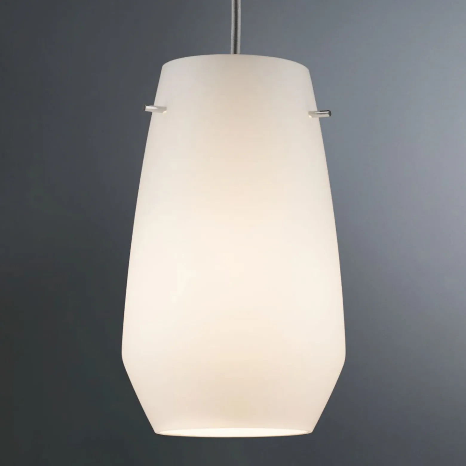 Pantalla Paulmann Vento, blanca, Ø 17 cm, cristal