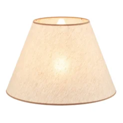 Pantalla Pseudosofia para lámpara de pie, color crudo/beige