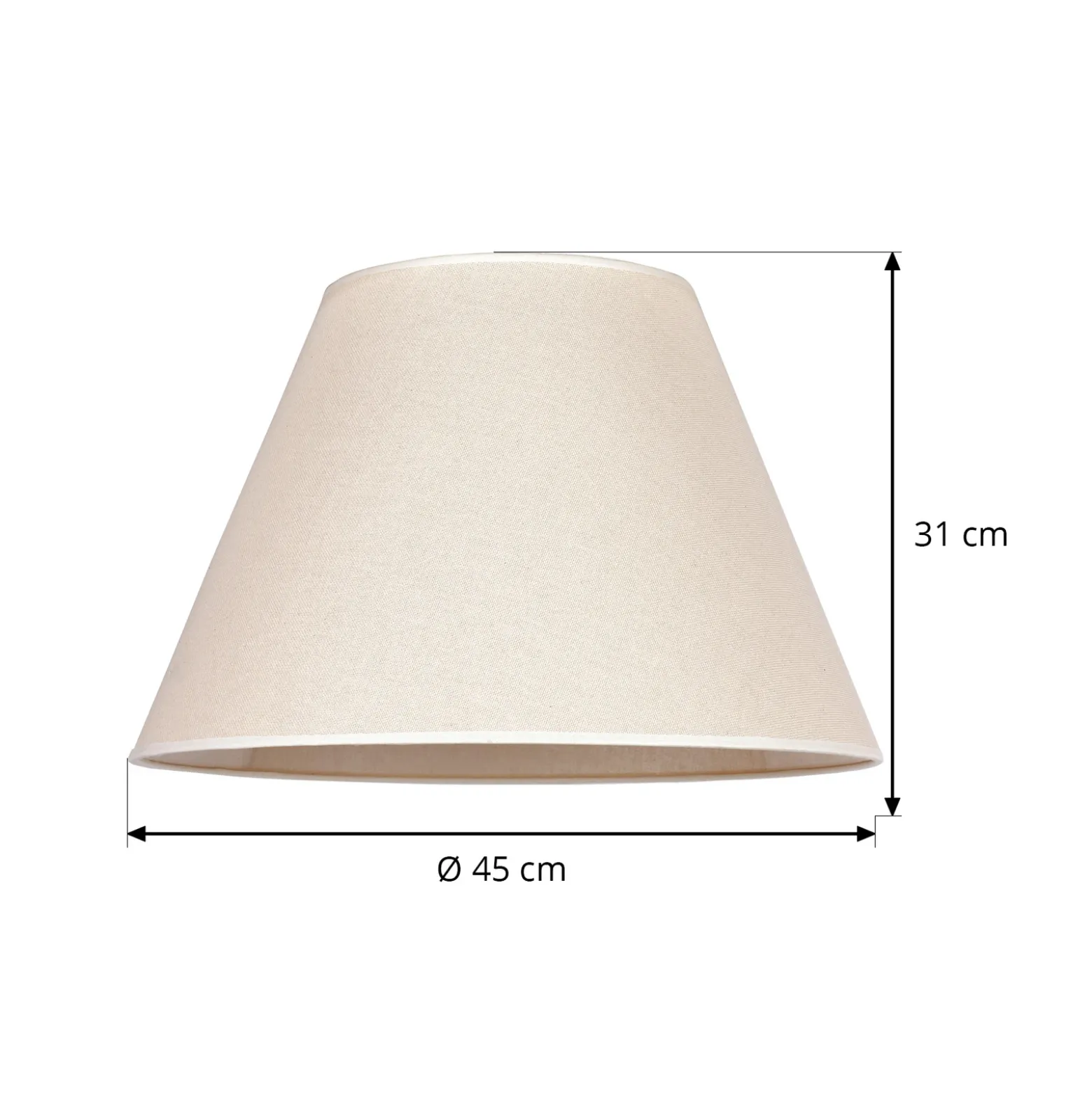 Pantalla Pseudosofia para lámpara de pie beige
