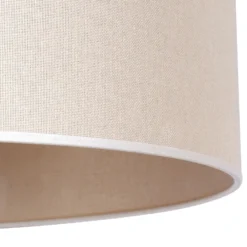 Pantalla Roller, beige, Ø 13 cm, altura 15 cm