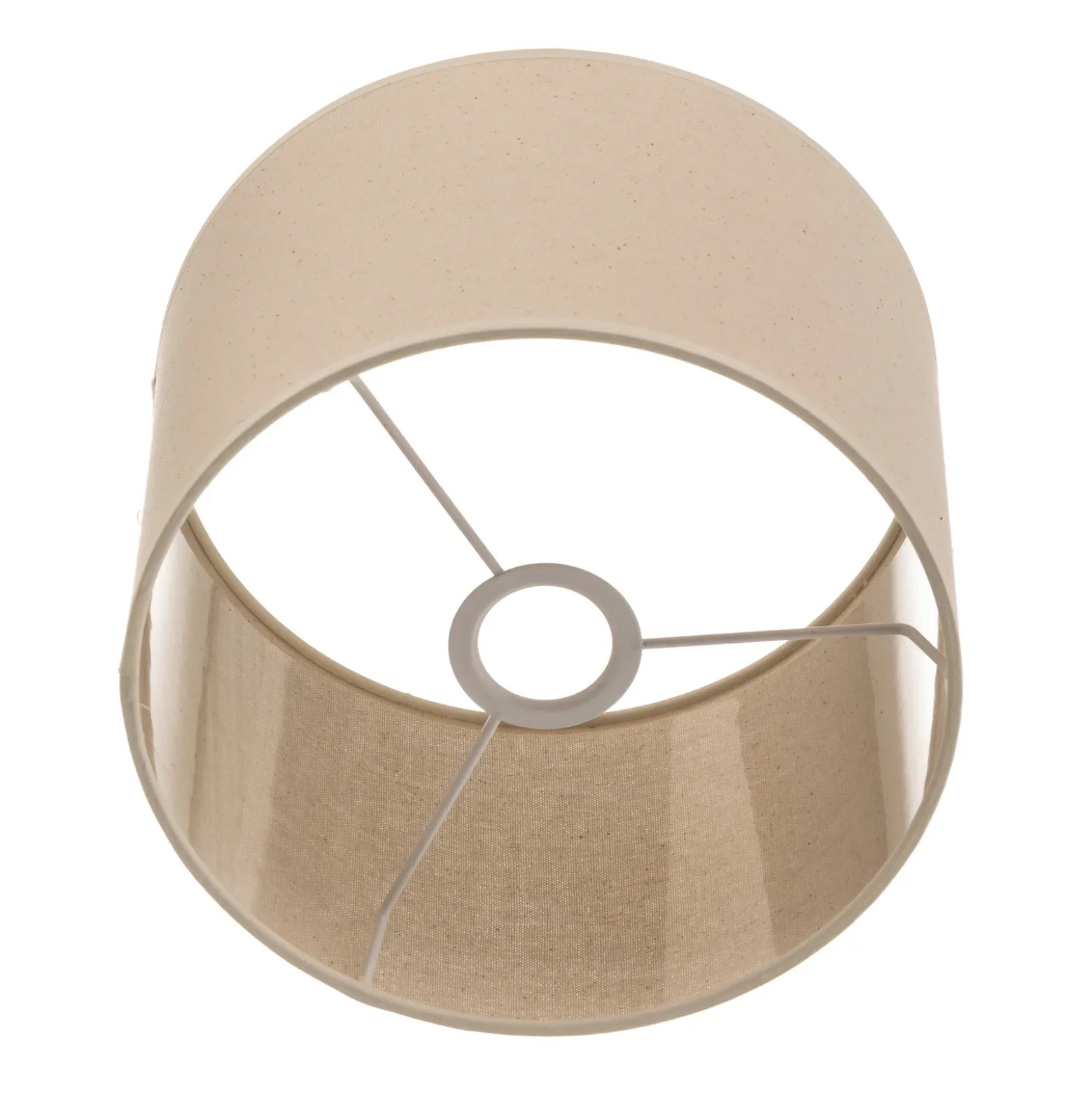 Pantalla Roller, beige, Ø 25 cm, altura 18 cm