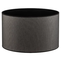 Pantalla Roller Ø 50 cm, negro/plateado