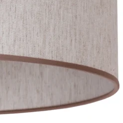 Pantalla Roller crudo/beige Ø 40 cm Altura 22 cm