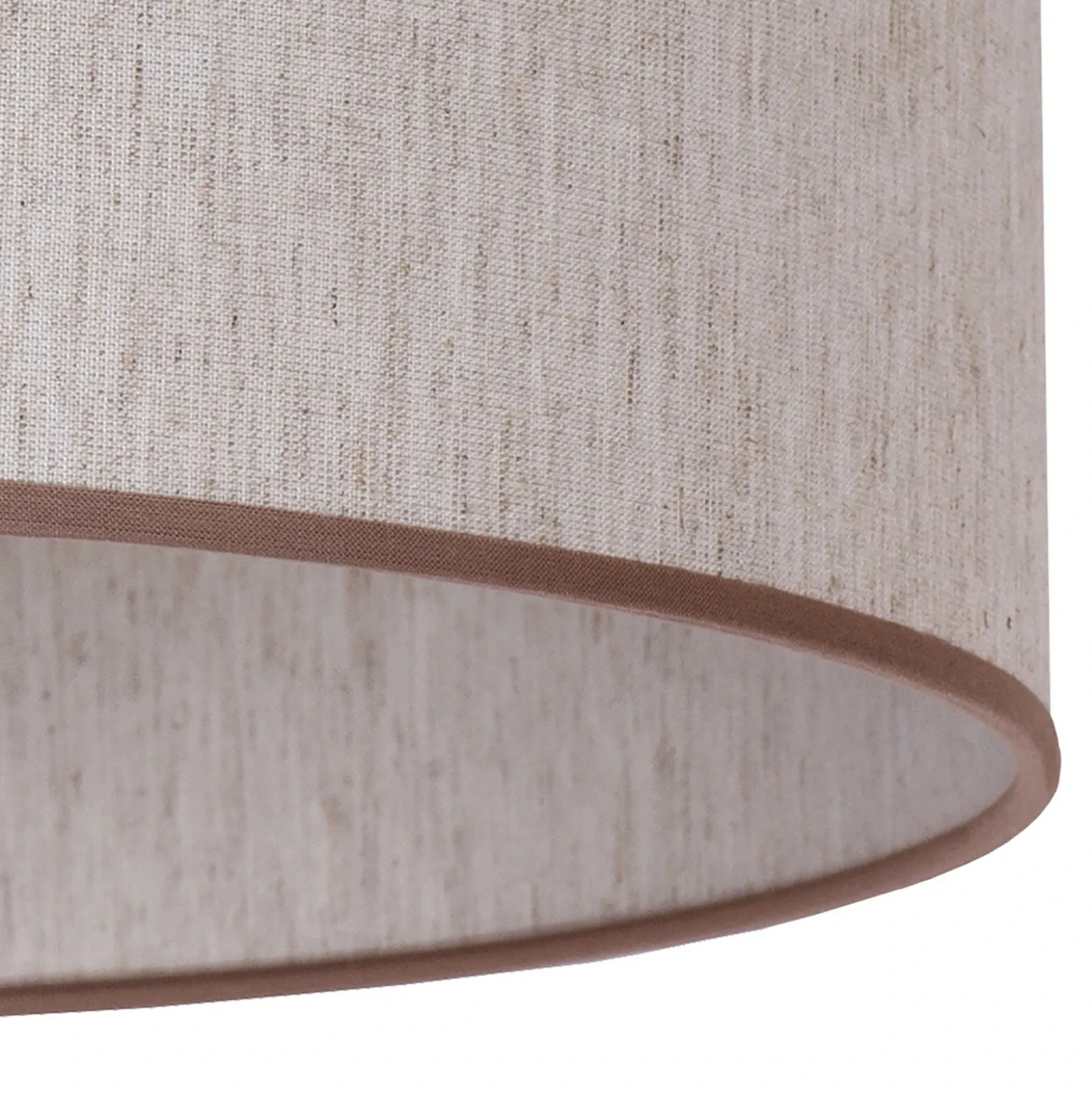 Pantalla Roller crudo/beige Ø 40 cm Altura 22 cm