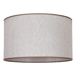 Pantalla Roller crudo/beige Ø 40 cm Altura 22 cm