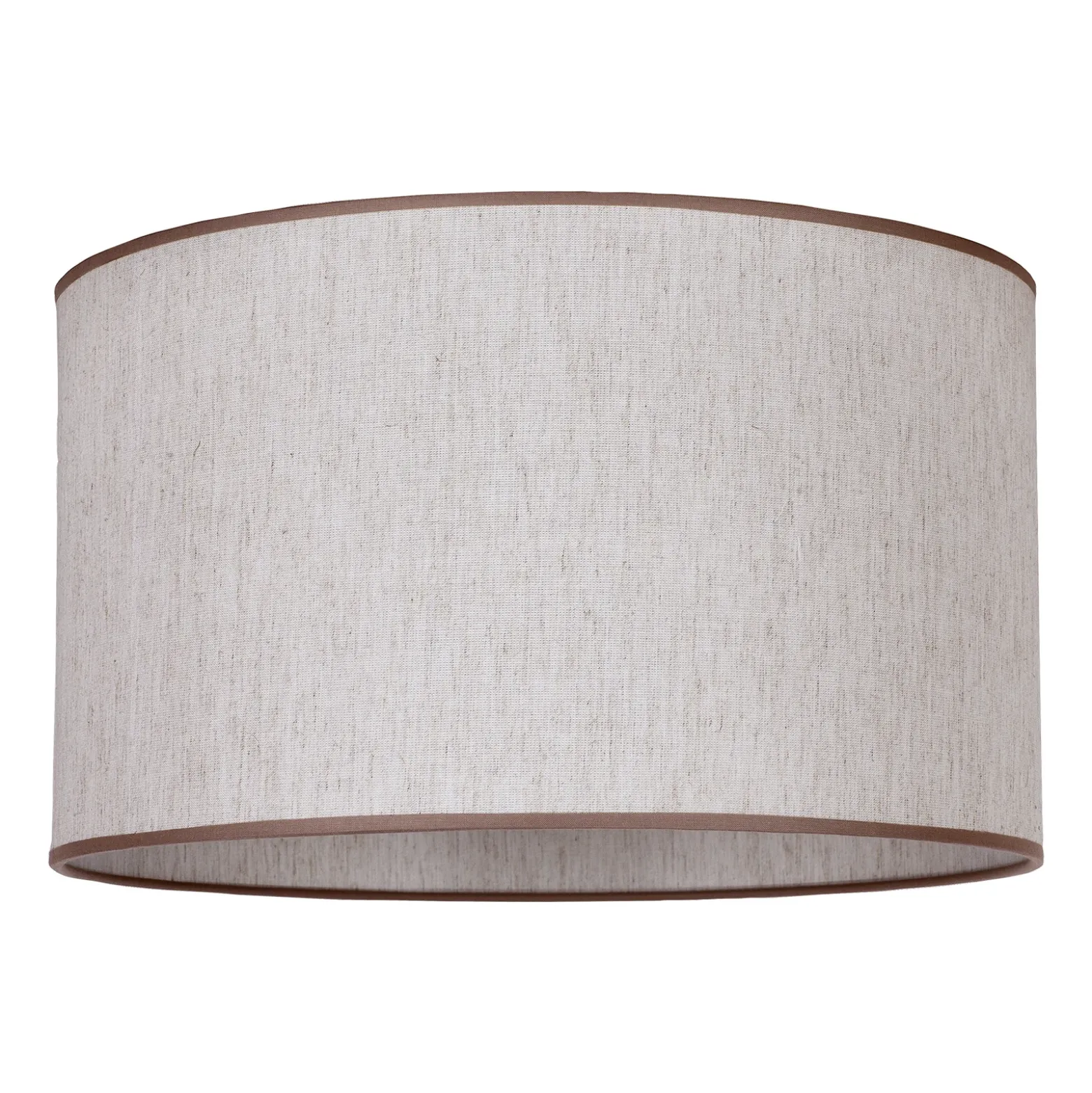 Pantalla Roller crudo/beige Ø 40 cm Altura 22 cm