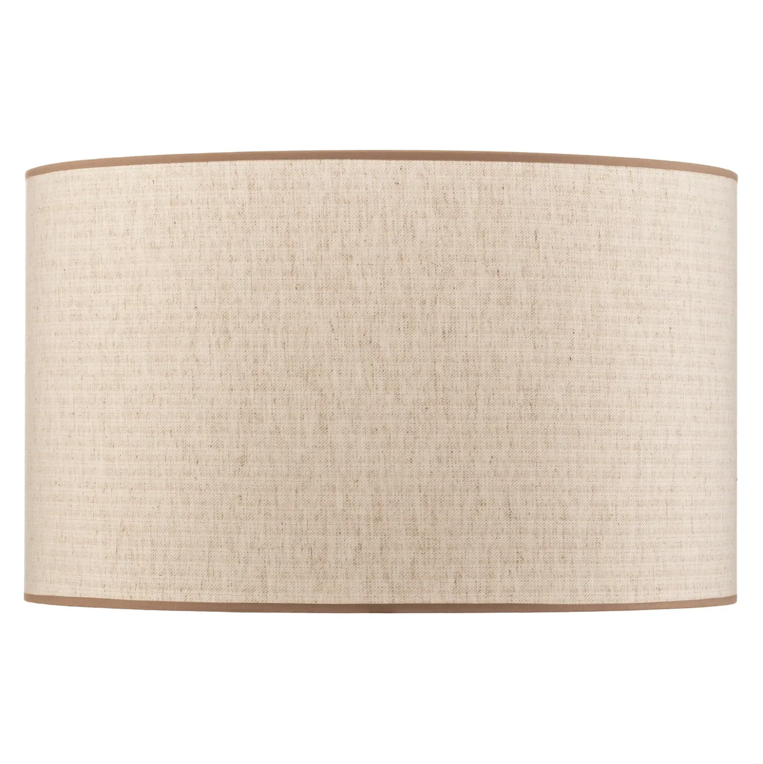 Pantalla Roller, crudo, yute, Ø 50 cm, altura 30 cm