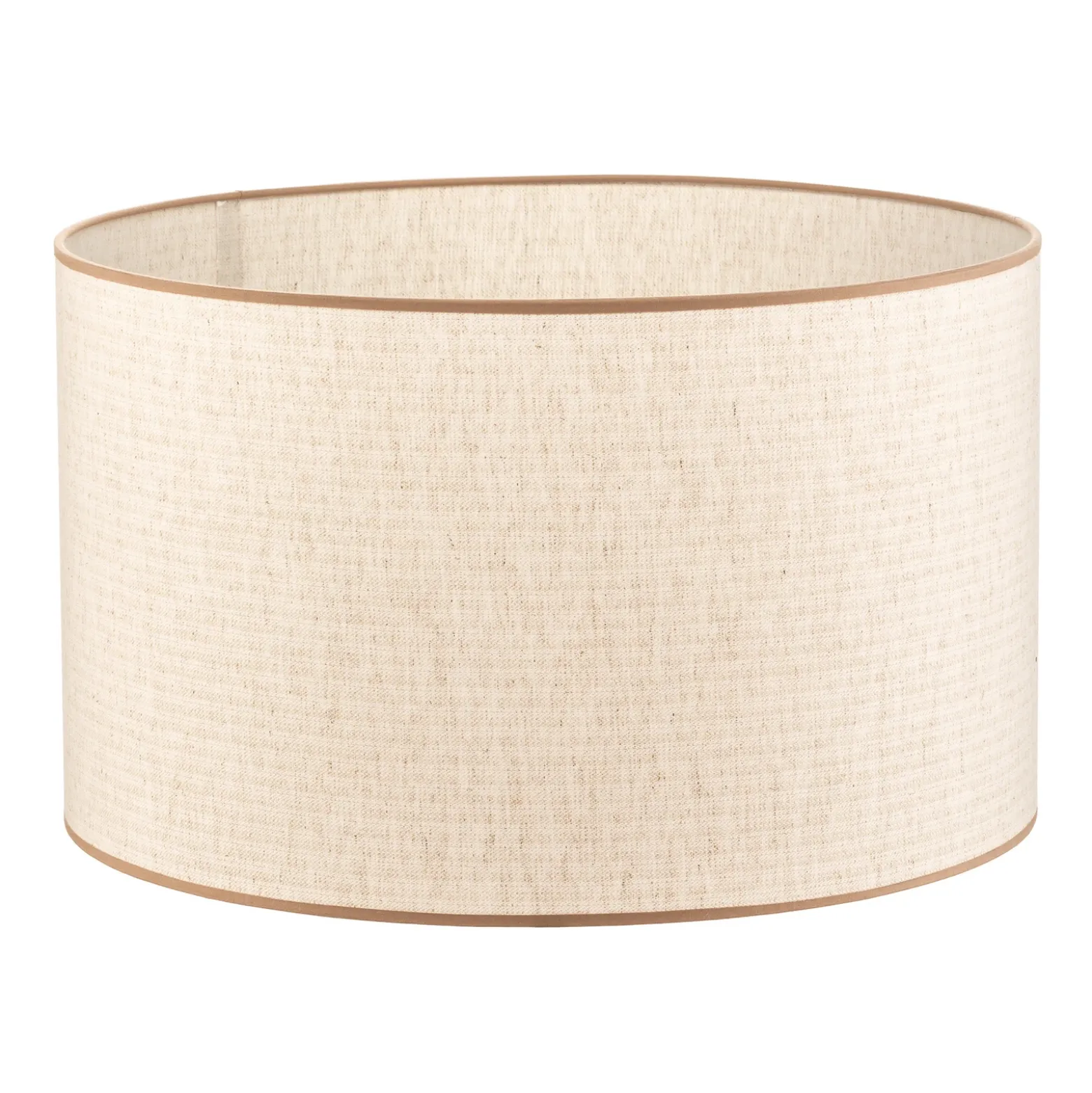 Pantalla Roller, crudo, yute, Ø 50 cm, altura 30 cm