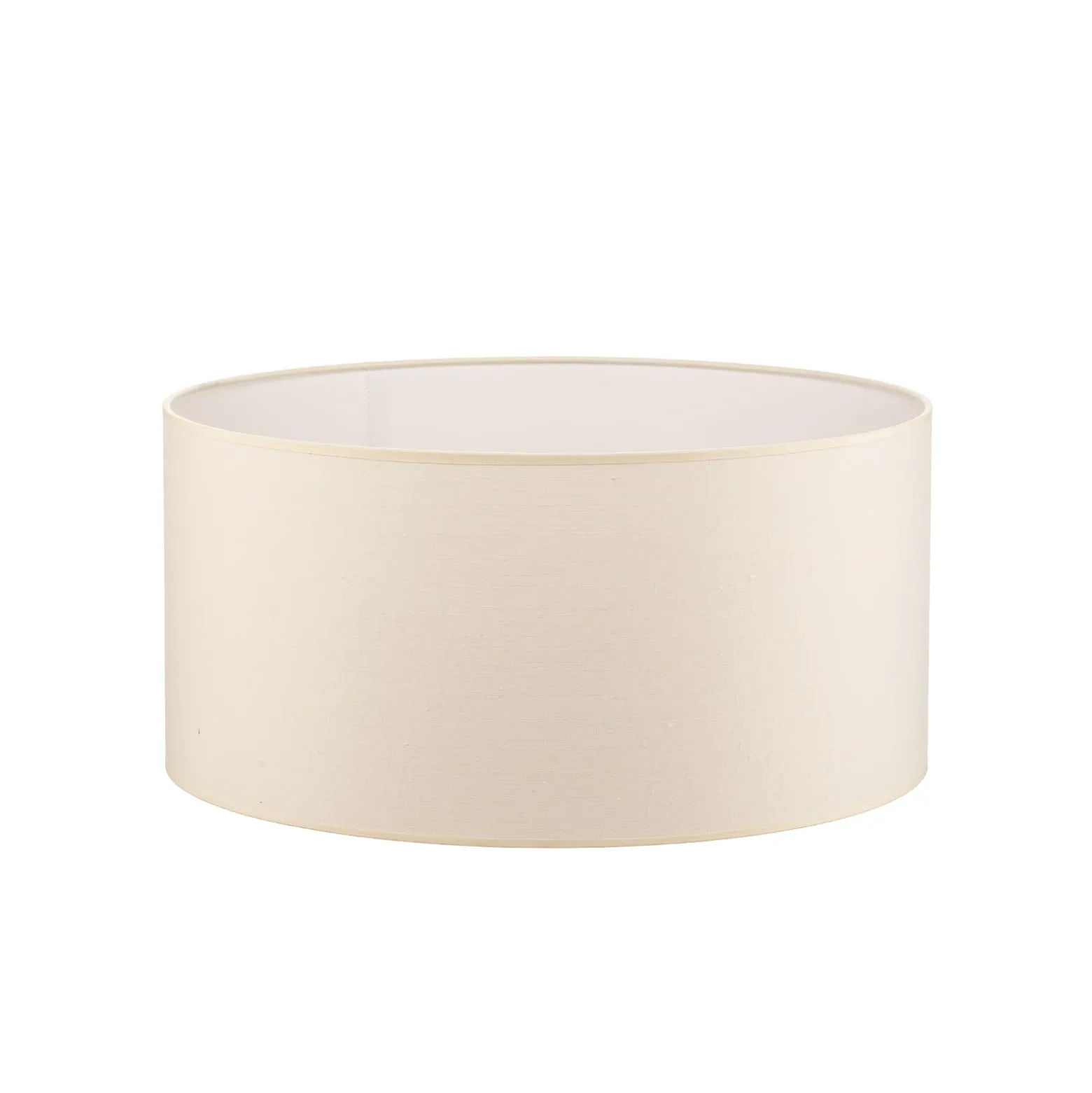 Pantalla Roller de algodón crudo Ø50cm Altura 24cm